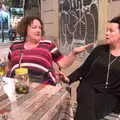 Louise and Evelyn, A Barcelona Bus Tour, Catalonia, Spain - 25th October 2017