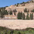 A hillside cemetary on the way out to the airport, A Barcelona Bus Tour, Catalonia, Spain - 25th October 2017