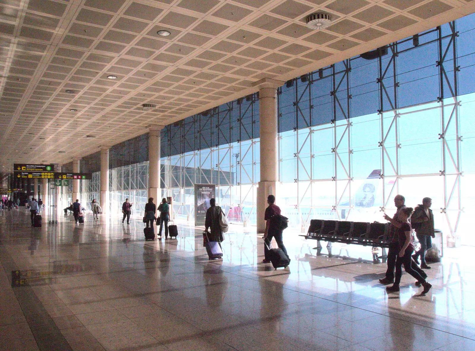 El Prat airport, from A Barcelona Bus Tour, Catalonia, Spain - 25th October 2017