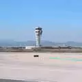 The 'Olympic torch' control tower, A Barcelona Bus Tour, Catalonia, Spain - 25th October 2017