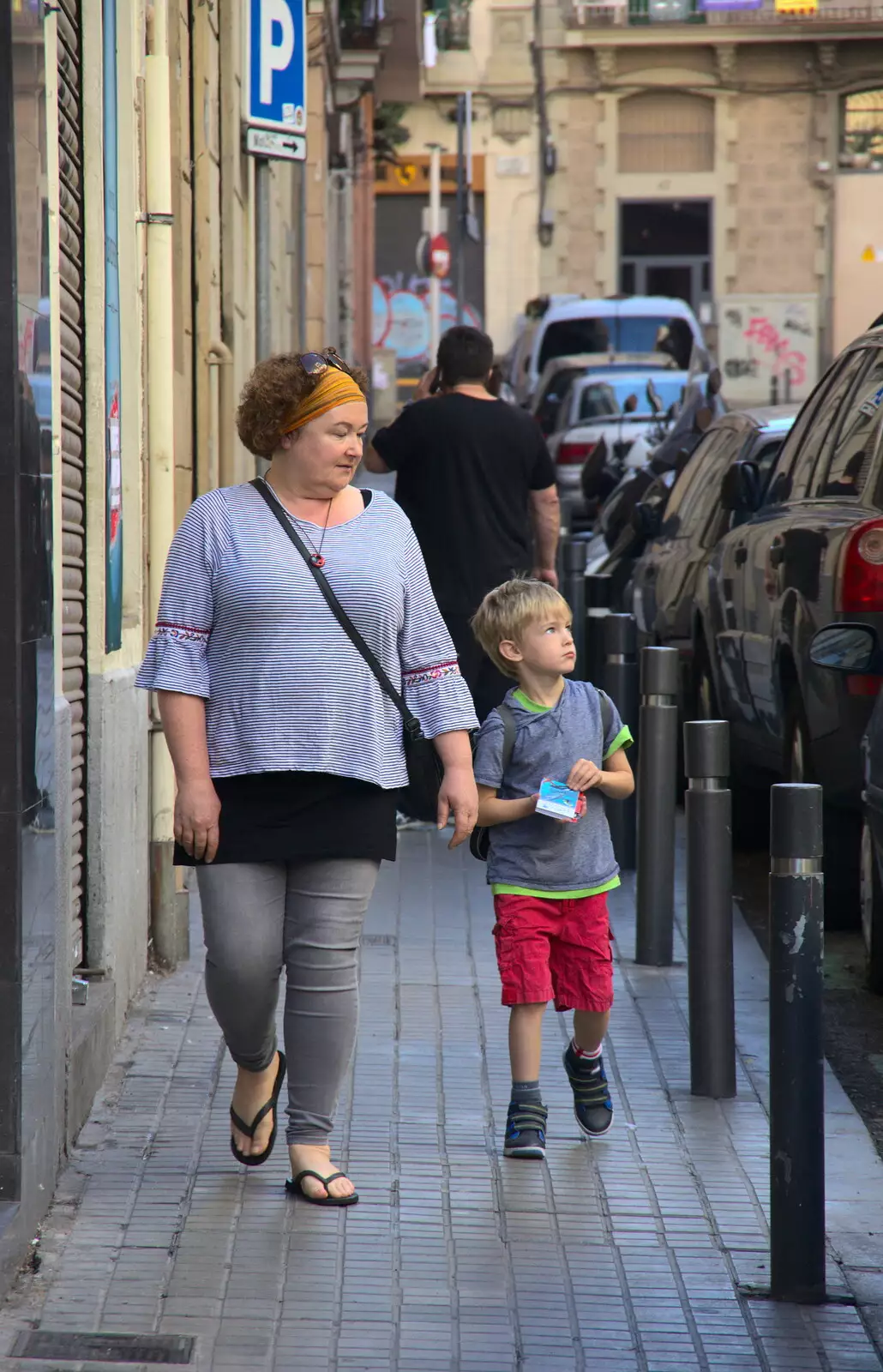 Louise and Harry, from A Barcelona Bus Tour, Catalonia, Spain - 25th October 2017