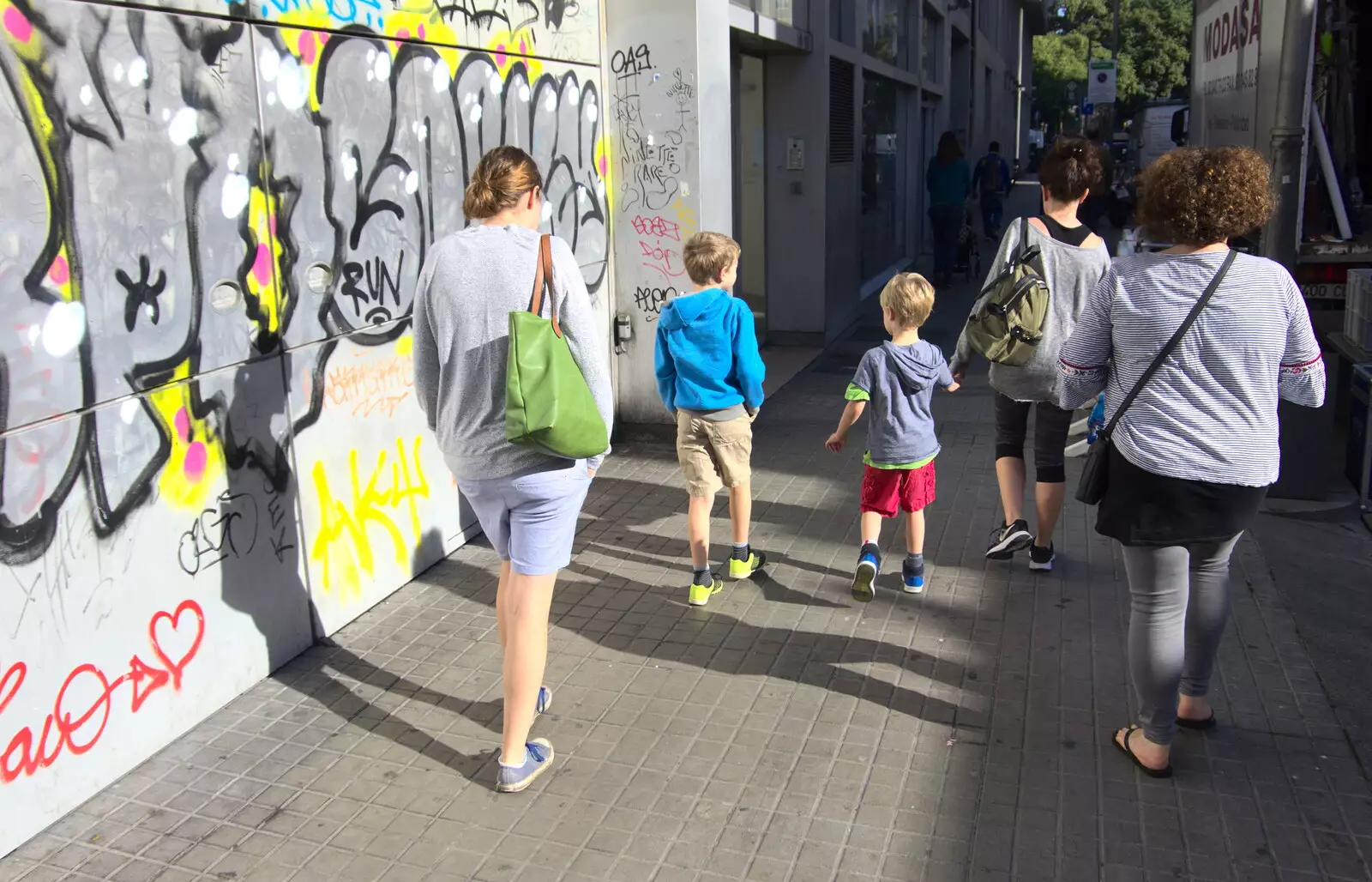 Back on the streets, from A Barcelona Bus Tour, Catalonia, Spain - 25th October 2017