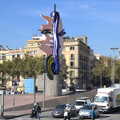A Miro statue, A Barcelona Bus Tour, Catalonia, Spain - 25th October 2017