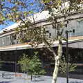 Broken windows in the railway station, A Barcelona Bus Tour, Catalonia, Spain - 25th October 2017