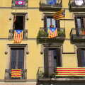 Flags of Catalonia, A Barcelona Bus Tour, Catalonia, Spain - 25th October 2017