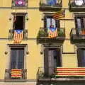 Flags of Catalonia, A Barcelona Bus Tour, Catalonia, Spain - 25th October 2017