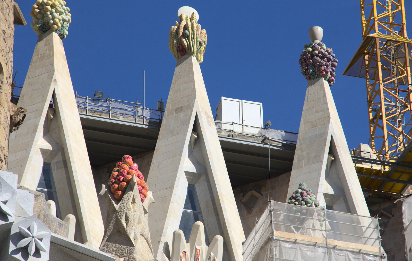 Architectural fruit from A Barcelona Bus Tour, Catalonia, Spain - 25th October 2017
