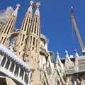 The ever-present cranes, A Barcelona Bus Tour, Catalonia, Spain - 25th October 2017