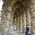 Roaming amongst Gaudi's columns, A Barcelona Bus Tour, Catalonia, Spain - 25th October 2017