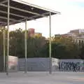 One of Barcelona's 'hard' squares, A Barcelona Bus Tour, Catalonia, Spain - 25th October 2017