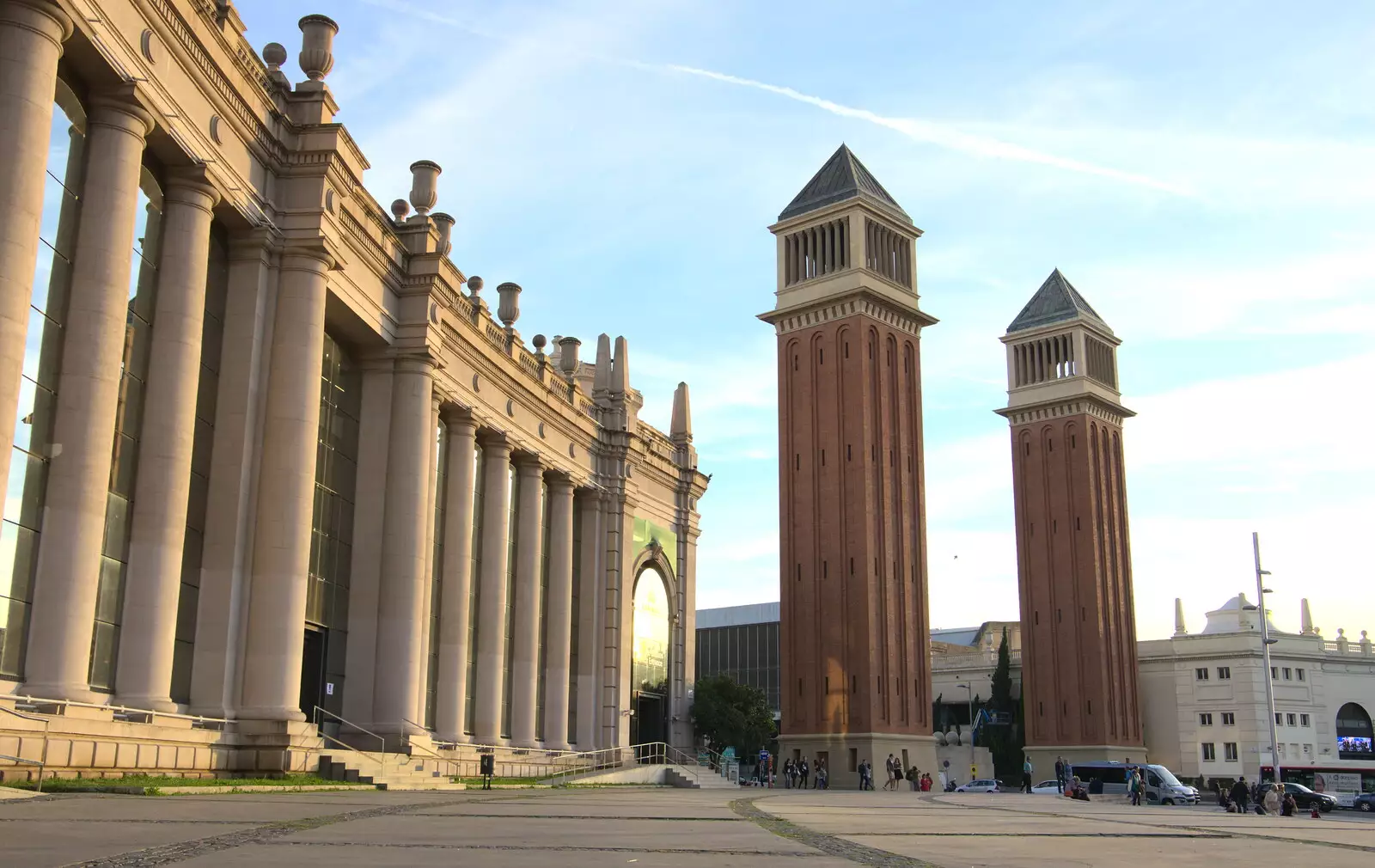 The Plaça d'Espanya, from A Barcelona Bus Tour, Catalonia, Spain - 25th October 2017