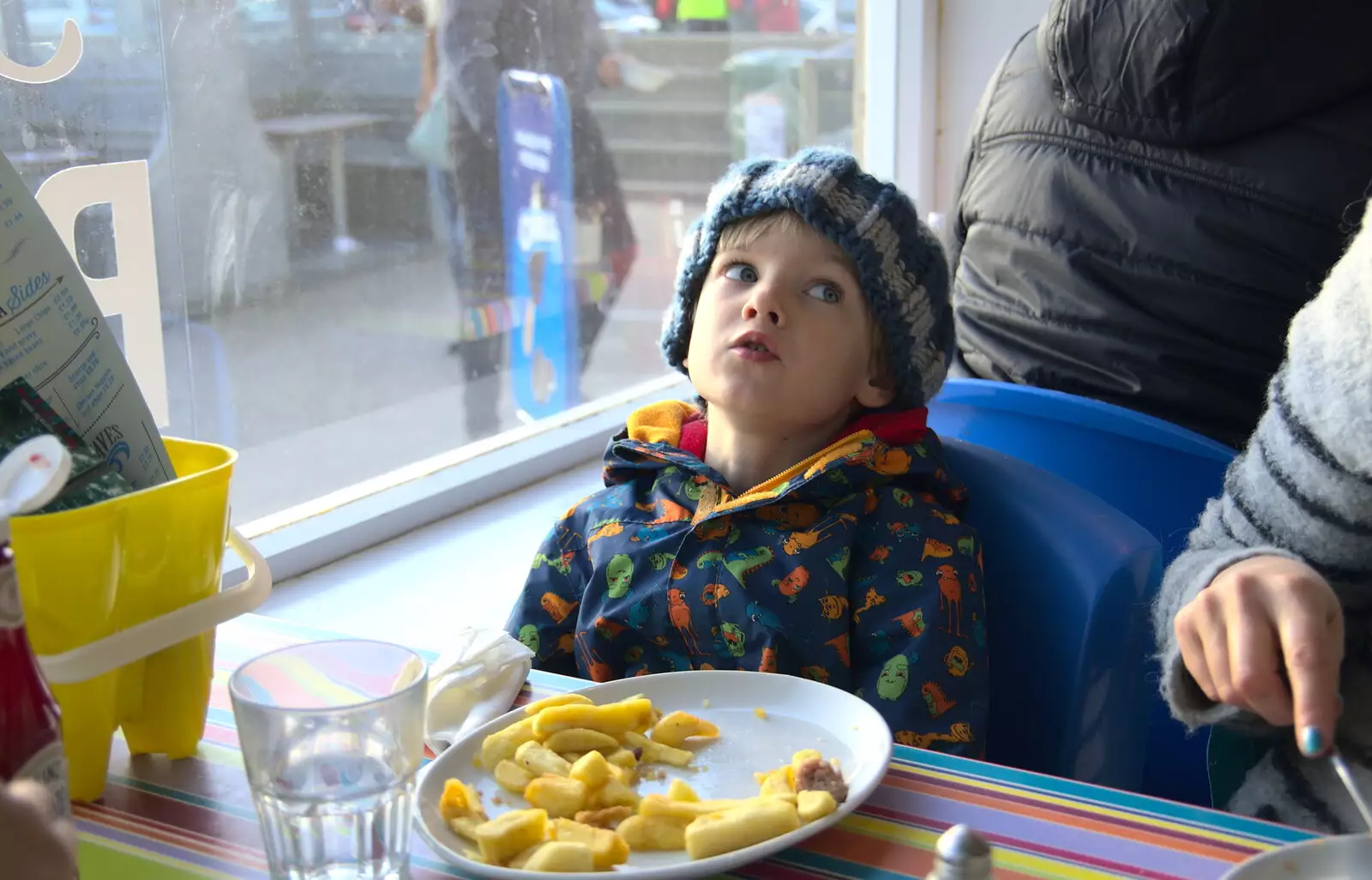 Harry's had enough, from A Trip to the Amusements, Southwold Pier, Southwold, Suffolk - 5th November 2017