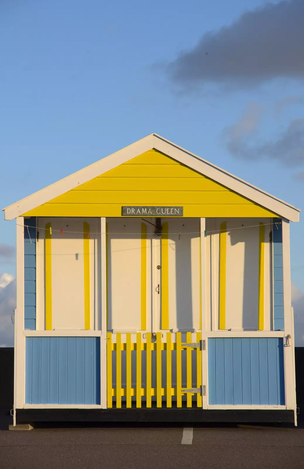 The Drama Queen beach hut, from A Trip to the Amusements, Southwold Pier, Southwold, Suffolk - 5th November 2017