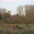 Eye church over the meadows, A Walk Around Eye, Suffolk - 19th November 2017