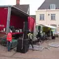 Some PA is set up for the Christmas lights turn-on, A Late November Miscellany, Diss, Brantham and London - 30th November 2017