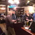 Martin shows off his Christmas jumper, The BSCC Christmas Dinner, White Horse, Stoke Ash, Suffolk - 2nd December 2017