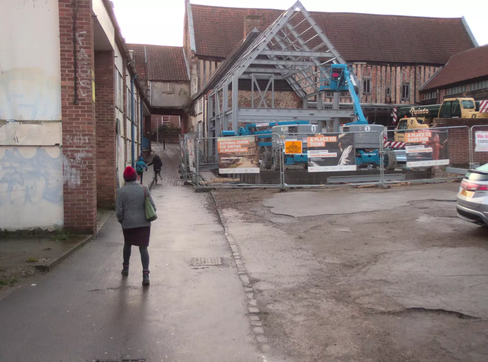 Dragon Hall on King Street gets an extension, from A Trip to the Cinema, Norwich, Norfolk - 3rd December 2017