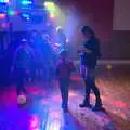 Fred, Harry and Isobel take to the dancefloor, Bill's Birthday, The Lophams Village Hall, Norfolk - 9th December 2017