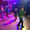 Fred does a great spot of Robot dancing, Bill's Birthday, The Lophams Village Hall, Norfolk - 9th December 2017