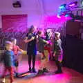 The DJ turns on the snow machine, Bill's Birthday, The Lophams Village Hall, Norfolk - 9th December 2017