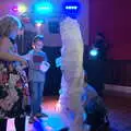 A tower of toilet roll, Bill's Birthday, The Lophams Village Hall, Norfolk - 9th December 2017