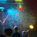 There's another explosion of fake snow, Bill's Birthday, The Lophams Village Hall, Norfolk - 9th December 2017