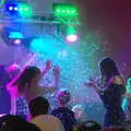 Fake snow and disco lights, Bill's Birthday, The Lophams Village Hall, Norfolk - 9th December 2017