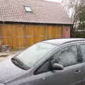 It starts snowing, An Early Snow Day and the Christmas Tree, Brome, Suffolk - 10th December 2017