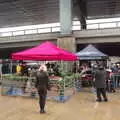 A livestock pen surrounded by concrete, Reindeer Two Ways, Paddington and Suffolk - 19th December 2017