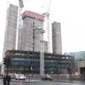 There's more building going on around Paddington Station, A Work Lunch in Nandos, Bayswater Grove, West London - 20th December 2017