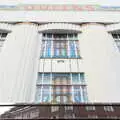 The restored Art Deco façade of Queens Cinema, A Work Lunch in Nandos, Bayswater Grove, West London - 20th December 2017