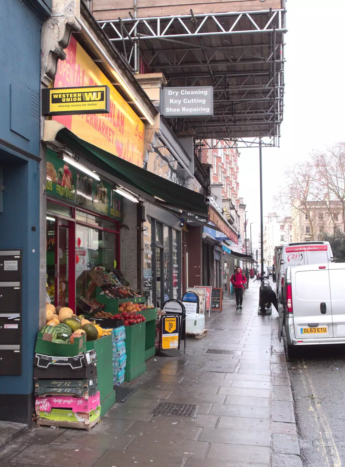 A small street supermarket, from A Work Lunch in Nandos, Bayswater Grove, West London - 20th December 2017