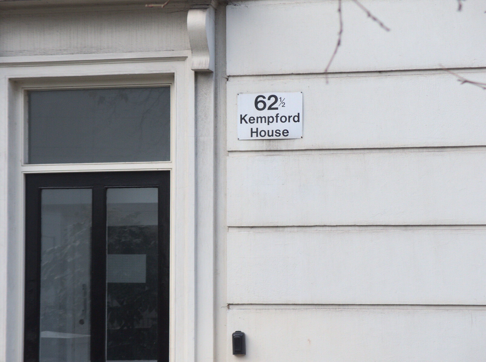Amusing house number - 62½ Kempford House from A Work Lunch in Nandos, Bayswater Grove, West London - 20th December 2017