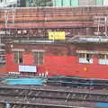 Derelict trackside building outside Paddington, A Work Lunch in Nandos, Bayswater Grove, West London - 20th December 2017