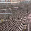 Tracks look like a crazy model railway, A Work Lunch in Nandos, Bayswater Grove, West London - 20th December 2017