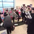 A sighting of the Salvation Army band, A Spot of Christmas Shopping, Norwich and Diss, Norfolk - 23rd December 2017