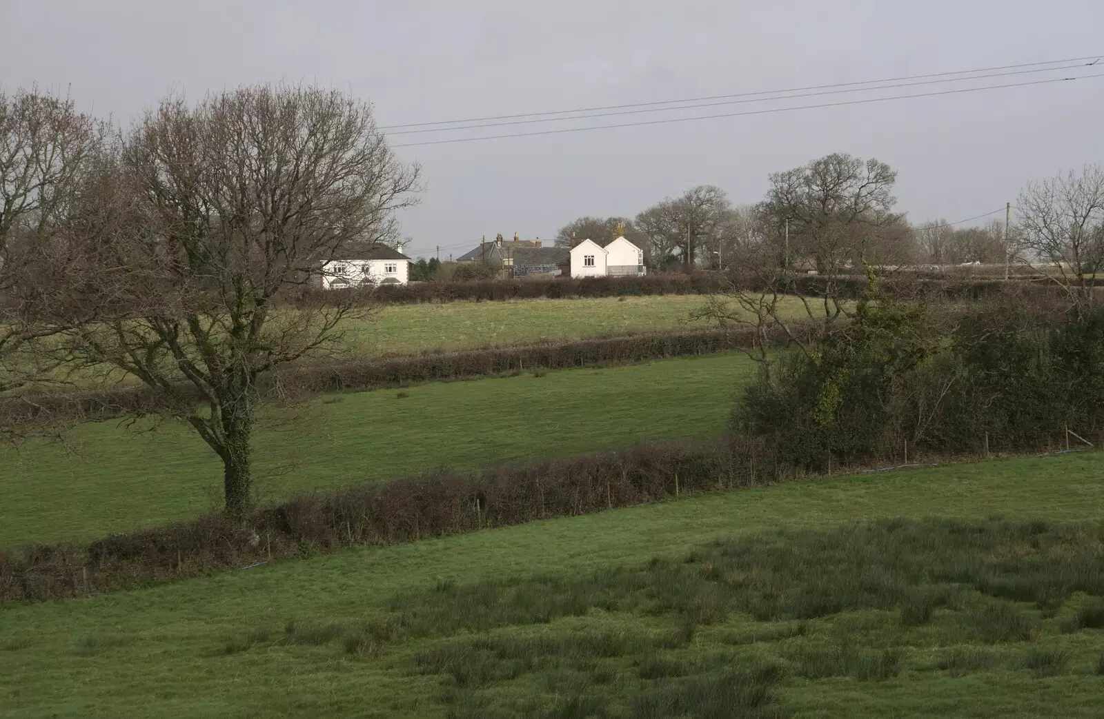 A view over the fields, from An End-of-Year Trip to Spreyton, Devon - 29th December 2017