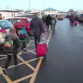 Matt helps us haul luggage around, Killerton House, Broadclyst, Devon - 30th December 2017