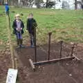 Fred has a go at quoits, Killerton House, Broadclyst, Devon - 30th December 2017