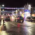 Fore Street in Okehampton, New Year's Eve in Spreyton, Devon - 31st December 2017