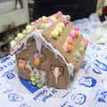 Fred's iced gingerbread house, New Year's Eve in Spreyton, Devon - 31st December 2017