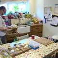 Matt sorts the cheeseboard out, New Year's Eve in Spreyton, Devon - 31st December 2017