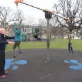 Grandad pushes the boys around, January Misc: Haircut 100, Diss, Norfolk - 14th January 2018