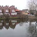 Reflected houses, January Misc: Haircut 100, Diss, Norfolk - 14th January 2018