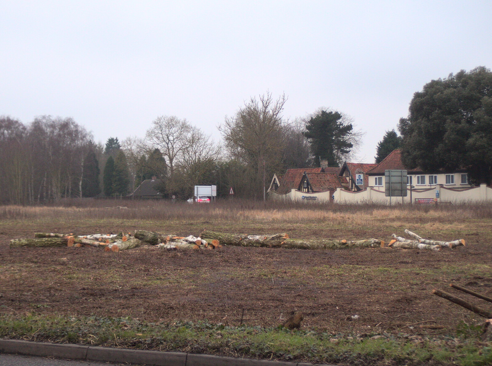 The Brome Triangle is cleared out from January Misc: Haircut 100, Diss, Norfolk - 14th January 2018