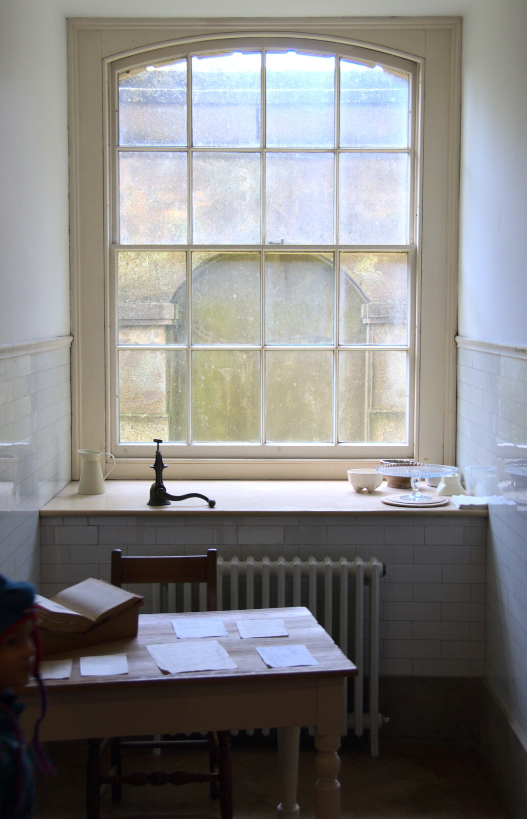 A kitchen window from Life Below Stairs, Ickworth House, Horringer, Suffolk - 28th January 2018