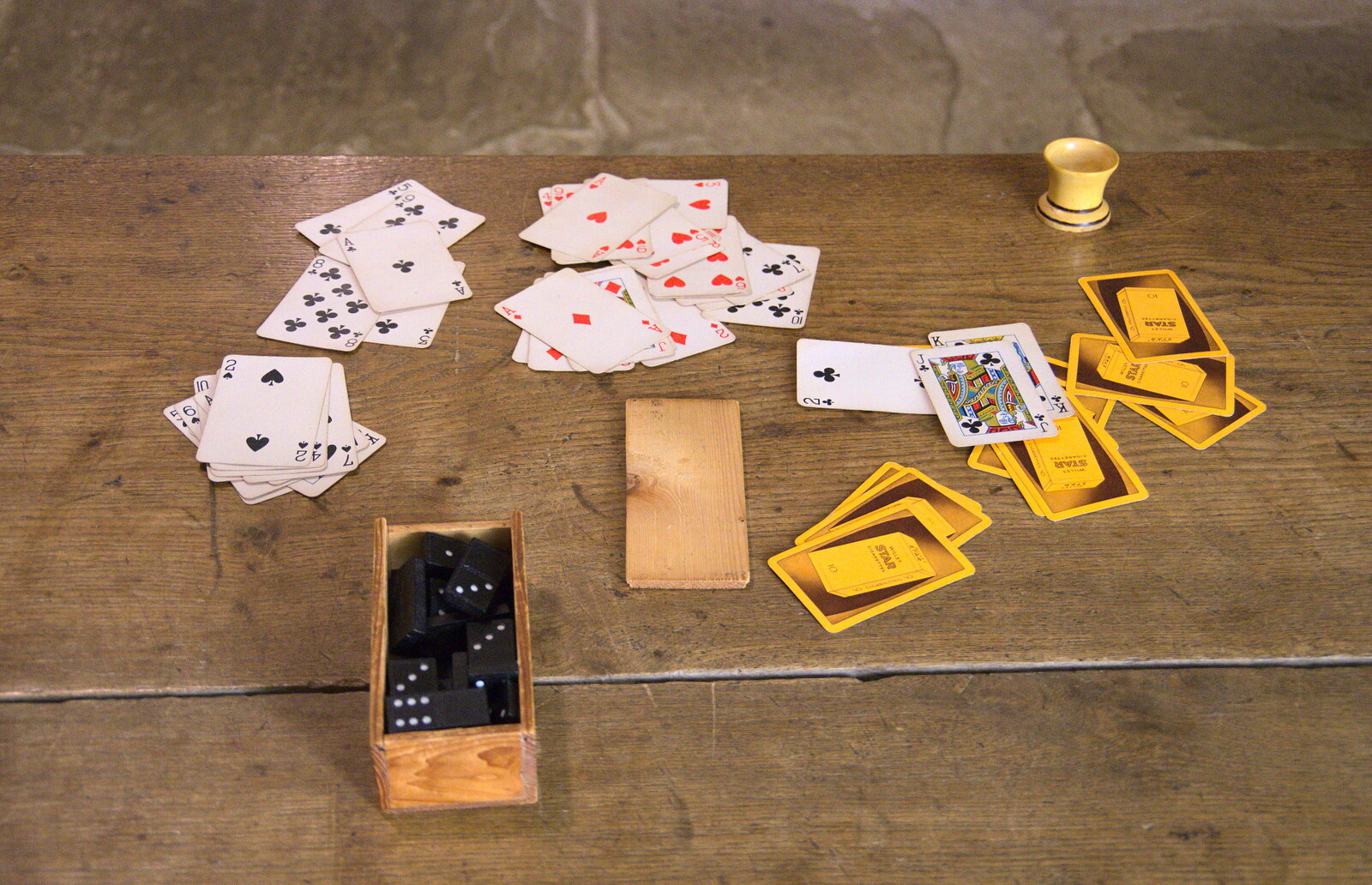 Cards and dominoes from Life Below Stairs, Ickworth House, Horringer, Suffolk - 28th January 2018