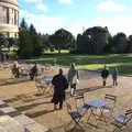 Outside on the patio, Life Below Stairs, Ickworth House, Horringer, Suffolk - 28th January 2018