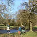 Down by the pond again, except less frozen, Life Below Stairs, Ickworth House, Horringer, Suffolk - 28th January 2018