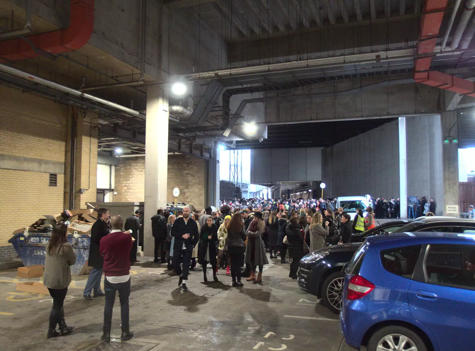 Under Bishops Bridge, from Paddington Fire Alarms and Mere Moments Café, Diss, Norfolk - 2nd February 2018